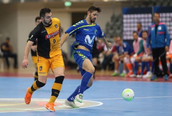 Imagen del partido entre Movistar Inter y Magnus Futsal